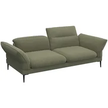 flexlux Couch Polyester 2,5-Sitzer Grün