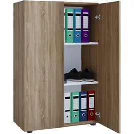 VCM Lona Aktenschrank 70 x 40 x 110 cm braun