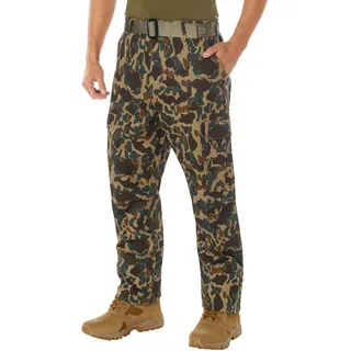 Rothco X Bear Archery Fred Bear Camo Tactical BDU Pants - Rugged & Heavy Duty Cargo Pants, Fred Bear Camo, Groß - L