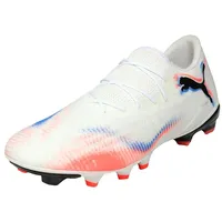Puma Future 8 Match Low AG/FG Herren weiß/schwarz/glühendes rot 46