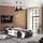 Aileenstore Spielbett Police 90 x 200 cm Holz lackiert schwarz