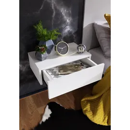 Wohnling Nachtschrank Dream 46 x 30 x 15 cm Weiß