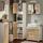 SoBuy Hochschrank 33 x 165 x 33 cm Weiß Holz