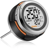 ProTemp S1 Intelligentes Patentiertes WLAN Bluetooth Thermometer für Weber Big Green Egg Grills Grills Räucherofen Zubehör Ersatz (BGE Version , passend für Big Green Egg)