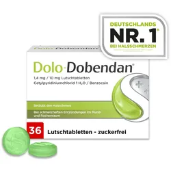 Dolo-Dobendan Halstabletten mit betäubender Wirkung - bei Halsschmerzen 36 St