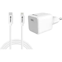 Sandberg USB-C) AC Charger 20W Lightning 1M