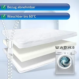 Matratzen Perfekt Hybrid Kaltschaum 100 x 200 cm H3/H5