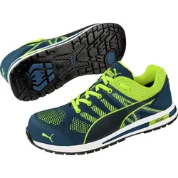 PUMA Safety Elevate Knit Green Low 643170-40 Sicherheitsschuh S1P Schuhgröße (EU): 40 Grün, Gelb 1 S