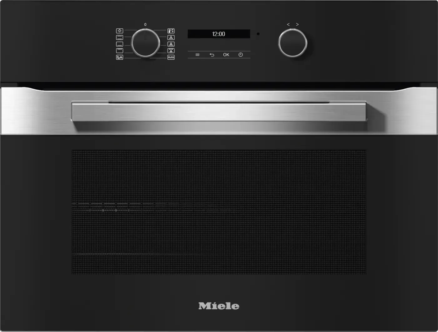 Miele H 2841 B Kompakt-Backofen, Edelstahl/CleanSteel