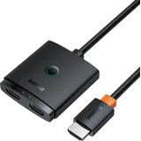 Baseus Airjoy HDMI Switch mit 1 m Kabel Schwarz