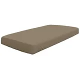Dormisette Spannbetttuch Mako-Feinjersey in schlamm | Gr.: 180 x 200 cm
