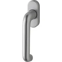 Erich Dieckmann edi DK-Fenstergriff Janus 1013/1000 mit ovaler Rosette,VK7x35 Edelstahl matt