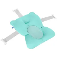 KIKKABOO Kikka boo Badekissen Bär Badehilfe, Wannenauflage, Baby-Badewannenkissen, Clips