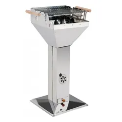 Haushalt International EDELSTAHL Säulengrill BBQ