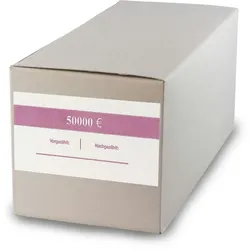 Geldbanderole für 100x500,00 EUR neutral VE=1000 Stück violett