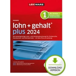 LEXWARE lohn+gehalt plus 2024 Software Vollversion (Download-Link)