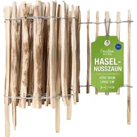 Creative Home Staketenzaun 3 m x 50 cm Haselnuss