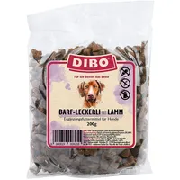 Dibo Barf Leckerli, 200g Pferd, Wild, Strauß, Lamm, Ente Hundesnack klein und praktisch Trainings Hundeleckerlies zuckerfrei, gesund und lecker (Lamm)