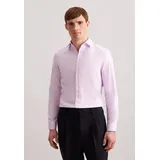Seidensticker Businesshemd "Schwarze Rose", Herren, Gr. M (39), normale Ärmellängen, lila (violett), 100% Baumwolle, unifarben, slim fit, 2-Knopf-Manschette, Hemden, Slim 1/1 Kentkragen Uni
