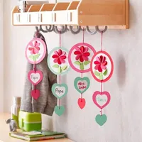 HABA Bastelset Anhänger Herzblumen