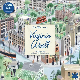 LAURENCE KING Die Welt von Virginia Woolf. EIN 1000-Teile-Puzzle, Yellow