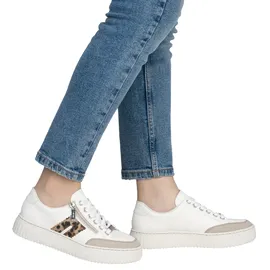 Rieker Plateausneaker Beige/Weiß Damen 39