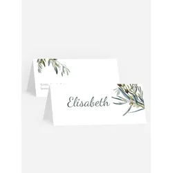 Tischkarten Hochzeit selbst gestalten mit Spruch und Fotos im Onlinedesigner bei Meine-Kartenmanufaktur.de