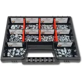 Schraubenbox24 Muttern Sortiment M4-M5-M6-M8 235 tlg. Schraubenbox