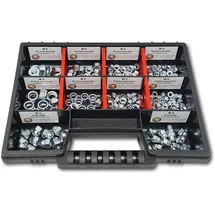 Schraubenbox24 Muttern Sortiment M4-M5-M6-M8 235 tlg. Schraubenbox