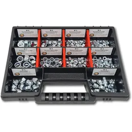 Schraubenbox24 Muttern Sortiment M4-M5-M6-M8 235 tlg. Schraubenbox