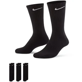 Nike Everyday Cushioned Crew-Trainingssocken Black/White 46-50