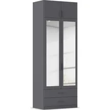 Rauch Wäscheschrank GAMMA 91 x 248 x 54 cm Grau