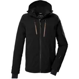 KILLTEC Herren Skijacke Funktionsjacke mit Kapuze und Schneefang KSW 439 MN SKI Jckt 00200-schwarz L