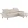 Home Affaire Ecksofa HOME AFFAIRE "Calypso L-Form", beige (linen), B:260cm H:85cm T:172cm, 100% Polyester, Sofas, Ecksofa, mit motorischen Funktionen im Sofa und Recamiere