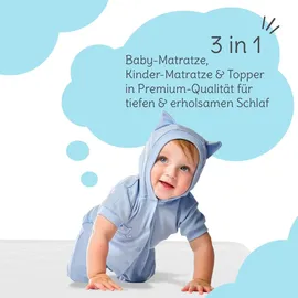 eloneo Komfortschaum Matratzen Topper 60 x 120 x 5 cm