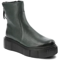 Grüne Stiefeletten Armodo Plateauschuhe, 41