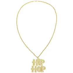 Goldene Hip Hop Halskette - OS