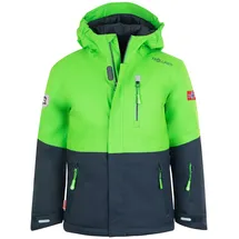 TROLLKIDS Hallingdal Jacke - Bright Green / Navy - 164 cm