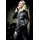 Rock Rebel by EMP Damen schwarz/graue Jacke mit Nieten und Print S - S