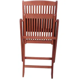 Garden Pleasure Stockholm Klappstuhl 48 x 59,5 x 90 cm braun 2 St.