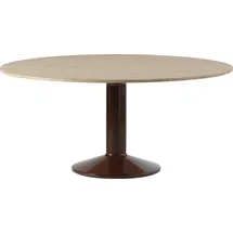 Muuto Midst Tisch, 160 cm, eiche geölt / dunkelrot