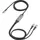 Renkforce USB-C® Y-Kabel USB 2.0 USB-C® Stecker 1.50m Schwarz RF-6721084