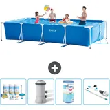 Rechteckiger Frame Pool - 450x220x84 Cm - 5-teilig  S30309