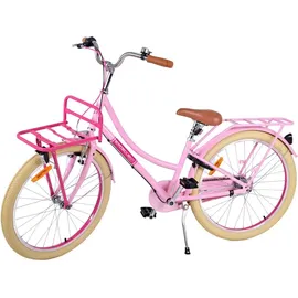 tpfsports Excellent Kinderfahrrad - Mädchen - 24 Zoll - 3 Gänge - Rücktritt + Handbremse - Rosa