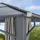 TOOLPORT Gartenpavillon Sunset Deluxe 4 x 4 m loft grey 300170