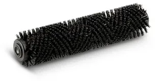 Walzenbürste, sehr hart, schwarz, 400 mm - schwarz
