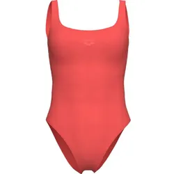 ARENA Damen Badeanzug WOMENS TEAM STRIPE SWIMSUIT, CALYPSO CORAL, L
