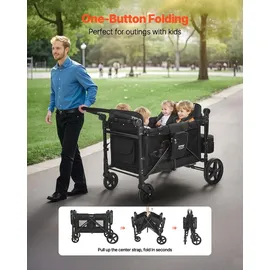 Vevor Bollerwagen schwarz