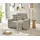 OTTO home Loveseat FINNLEY Cord 120 x 85 x 86 cm Grau inkl. Zierkissen