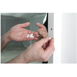 Sport-Thieme Sicherheitsspiegel Kristall 220 x 4 cm Weiß